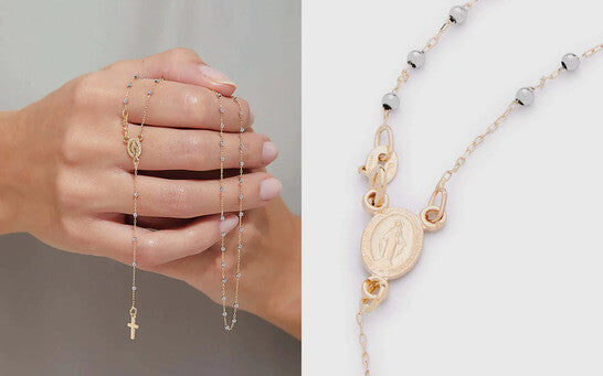 Gold Rosary Beads
