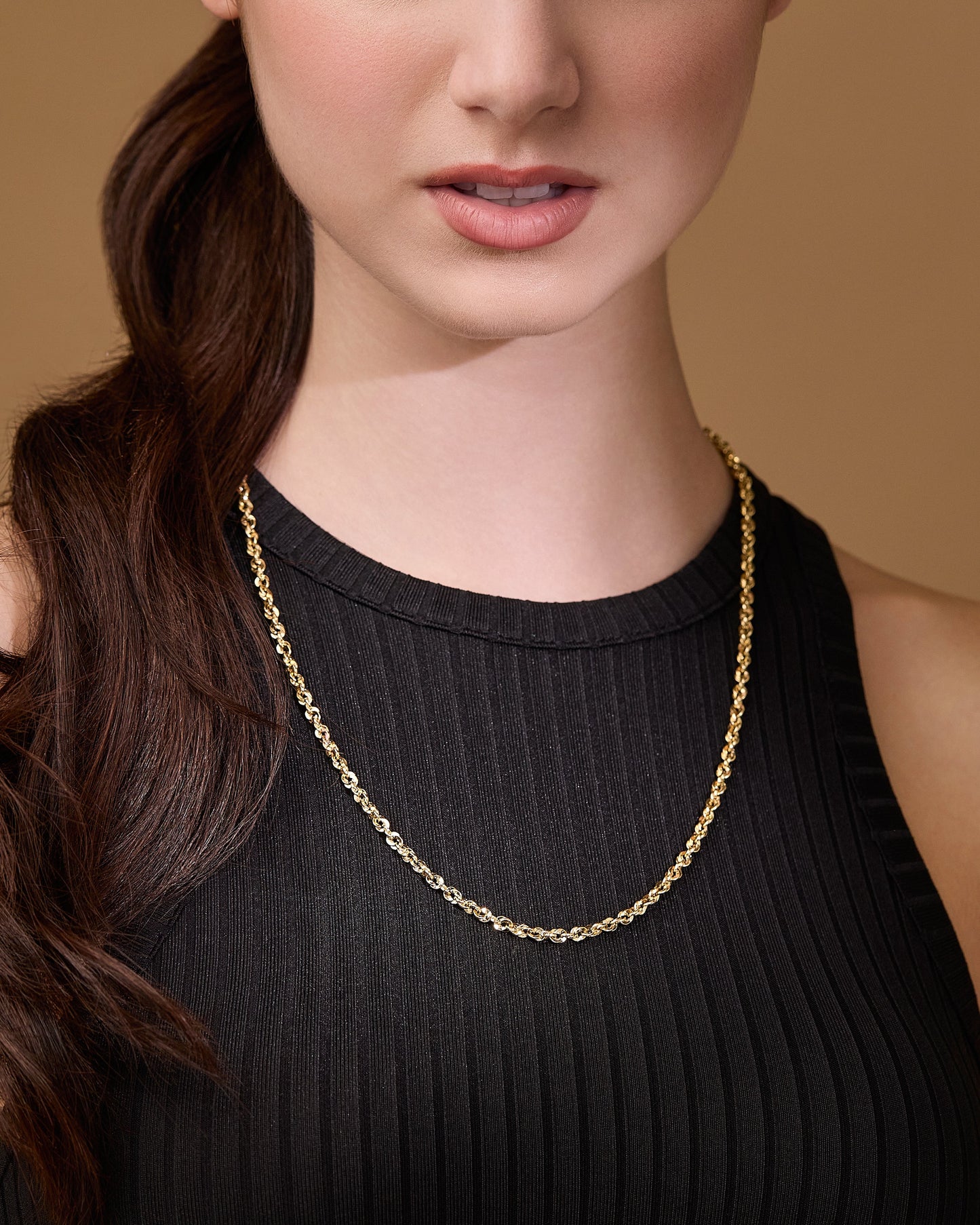 MONDO CATTOLICO ROMA Necklaces 60 cm (23.62 in) Chunky Yellow Gold Iride Chain Necklace