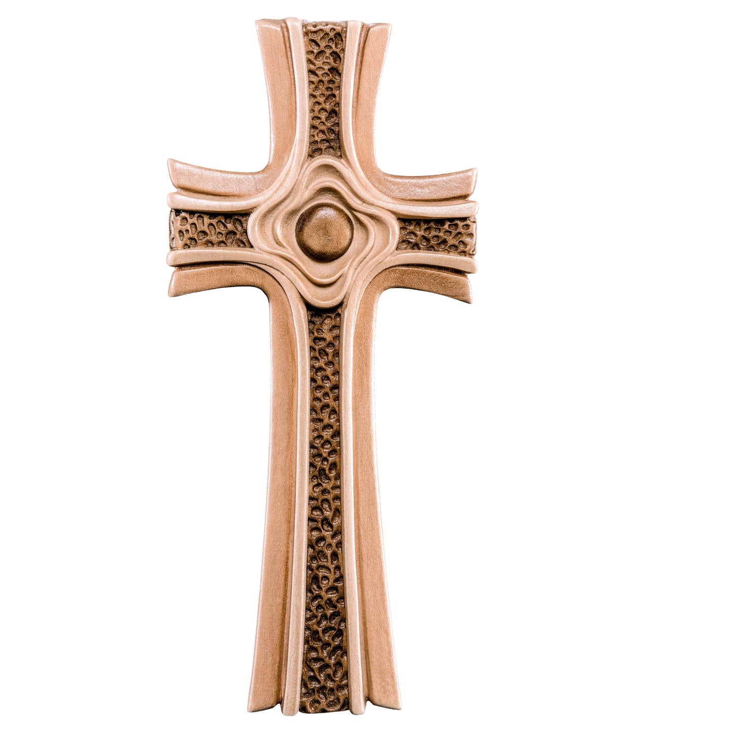 Mondo Cattolico Glossy / 13 cm (5.1 in) Cross of roses