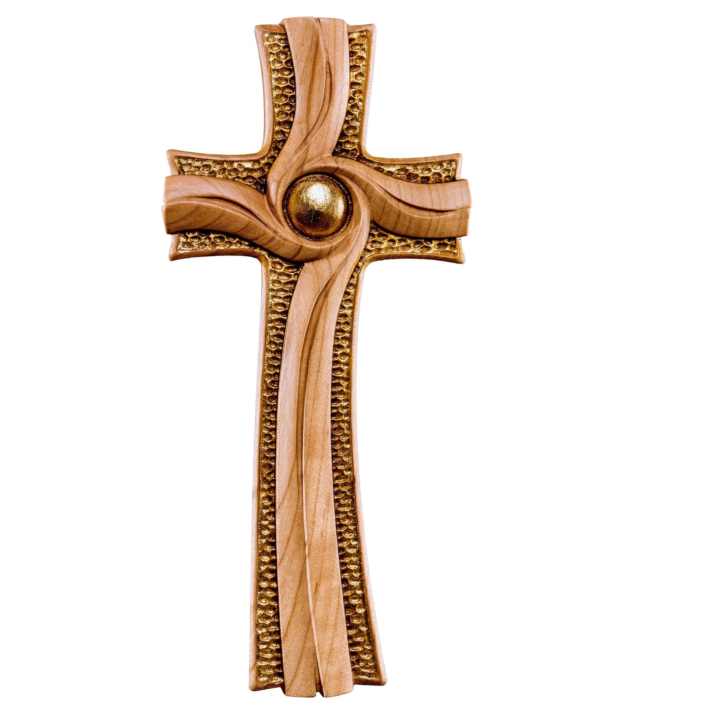 Mondo Cattolico Colored / 13 cm (5.1 in) Cross of the light cherry