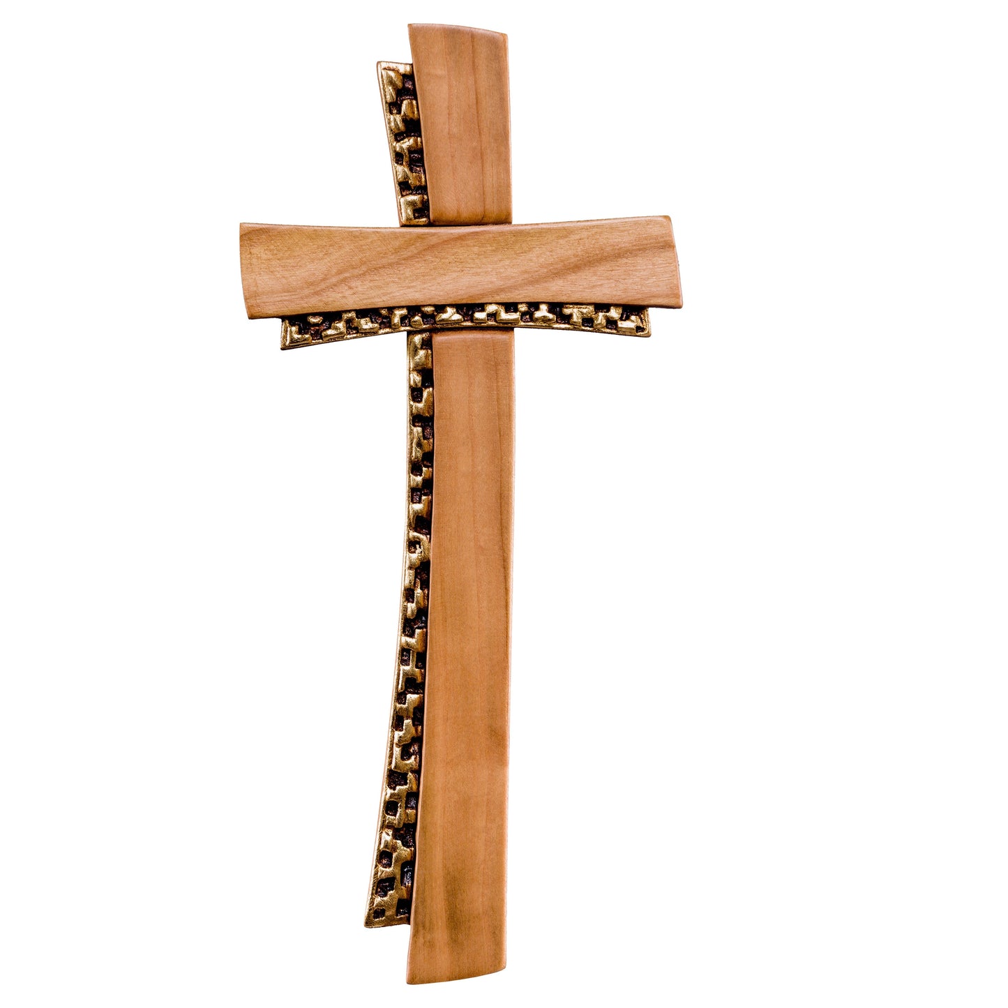 Mondo Cattolico Colored / 14 cm (5.5 in) Deco-cross cherry