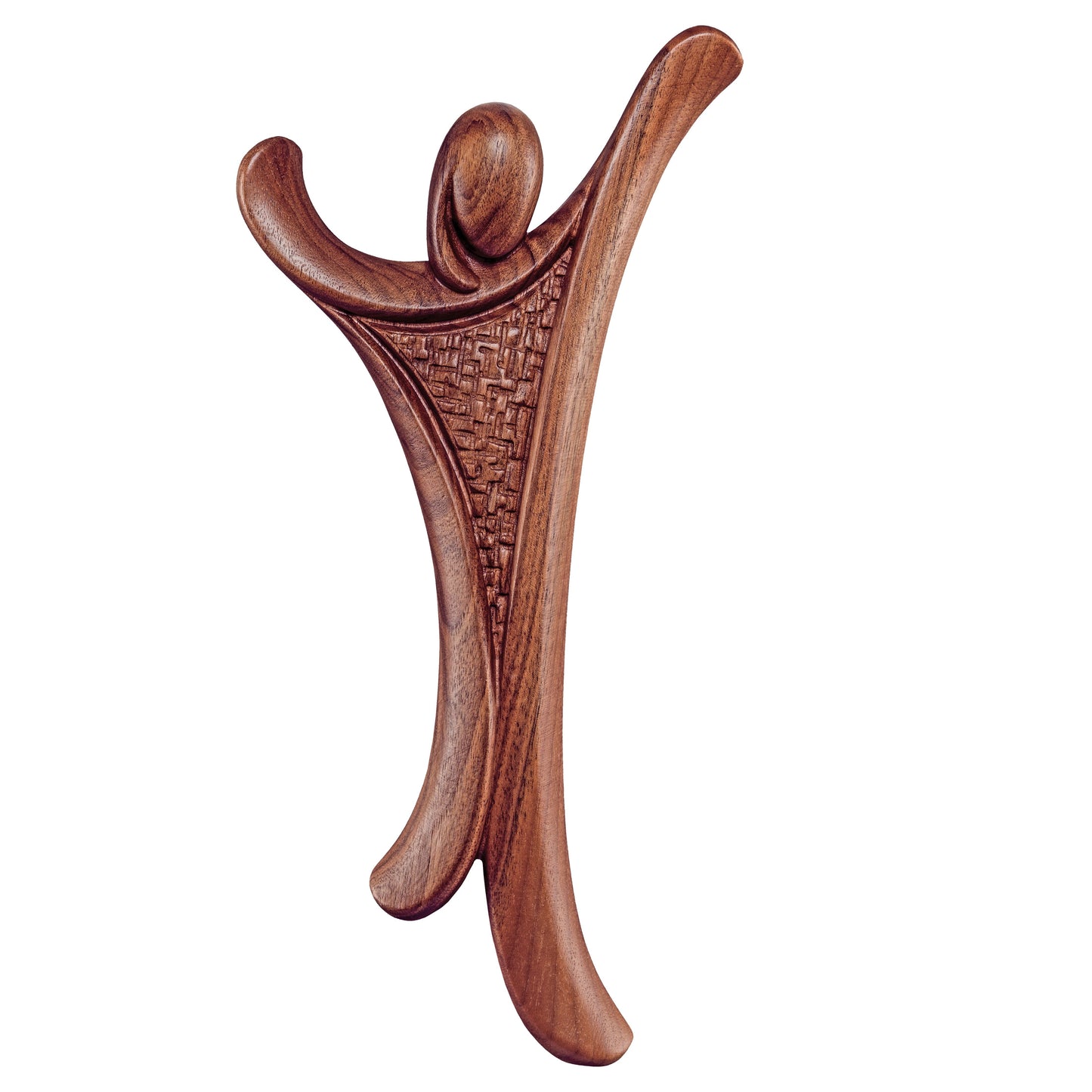 Mondo Cattolico Natural / 15 cm (5.9 in) Design - Christ walnut