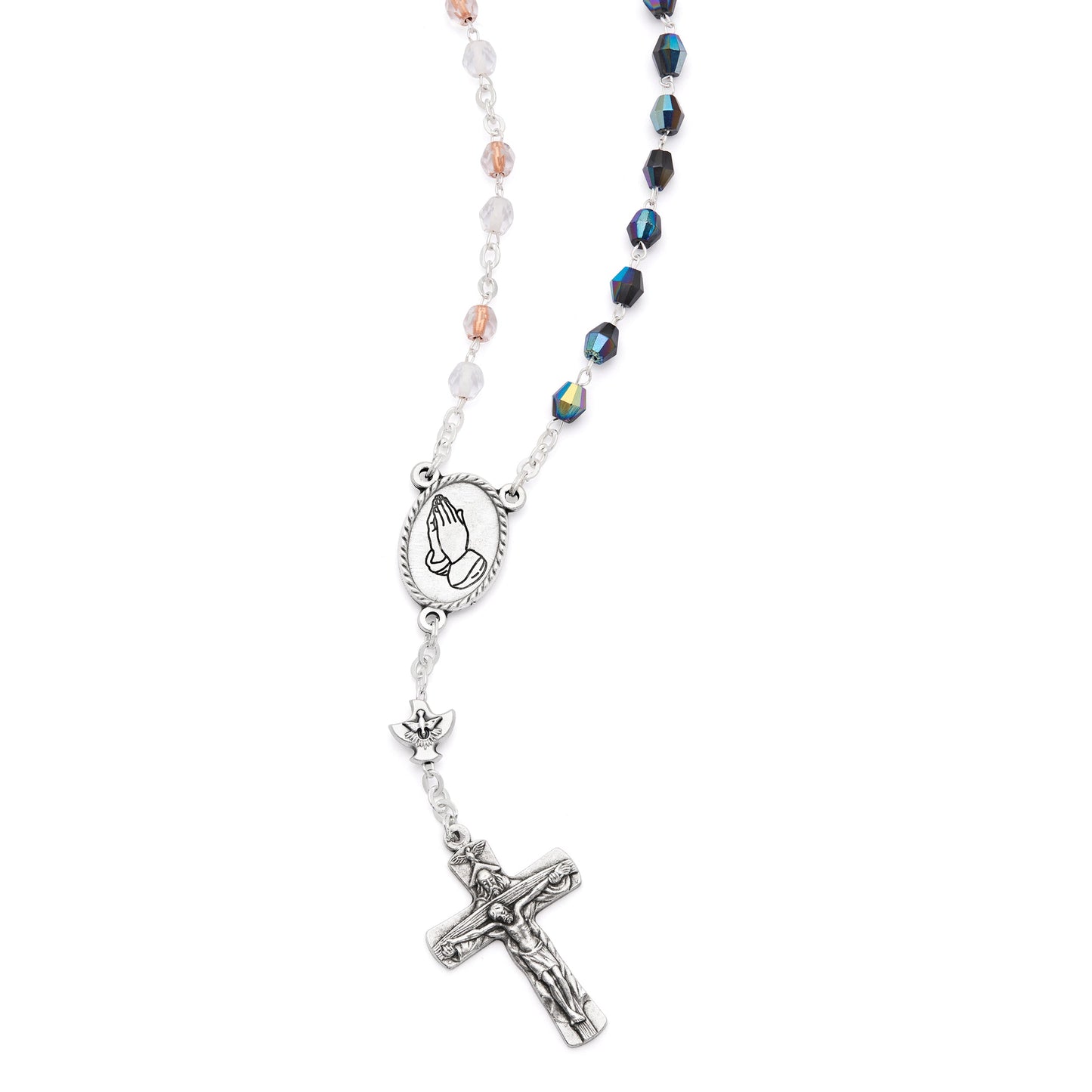 MONDO CATTOLICO ROMA Rosary 34 cm (13.39 in) / 50 cm (19.69 in) / 5 mm (0.20 in) Devotional Rosary of 33 Days
