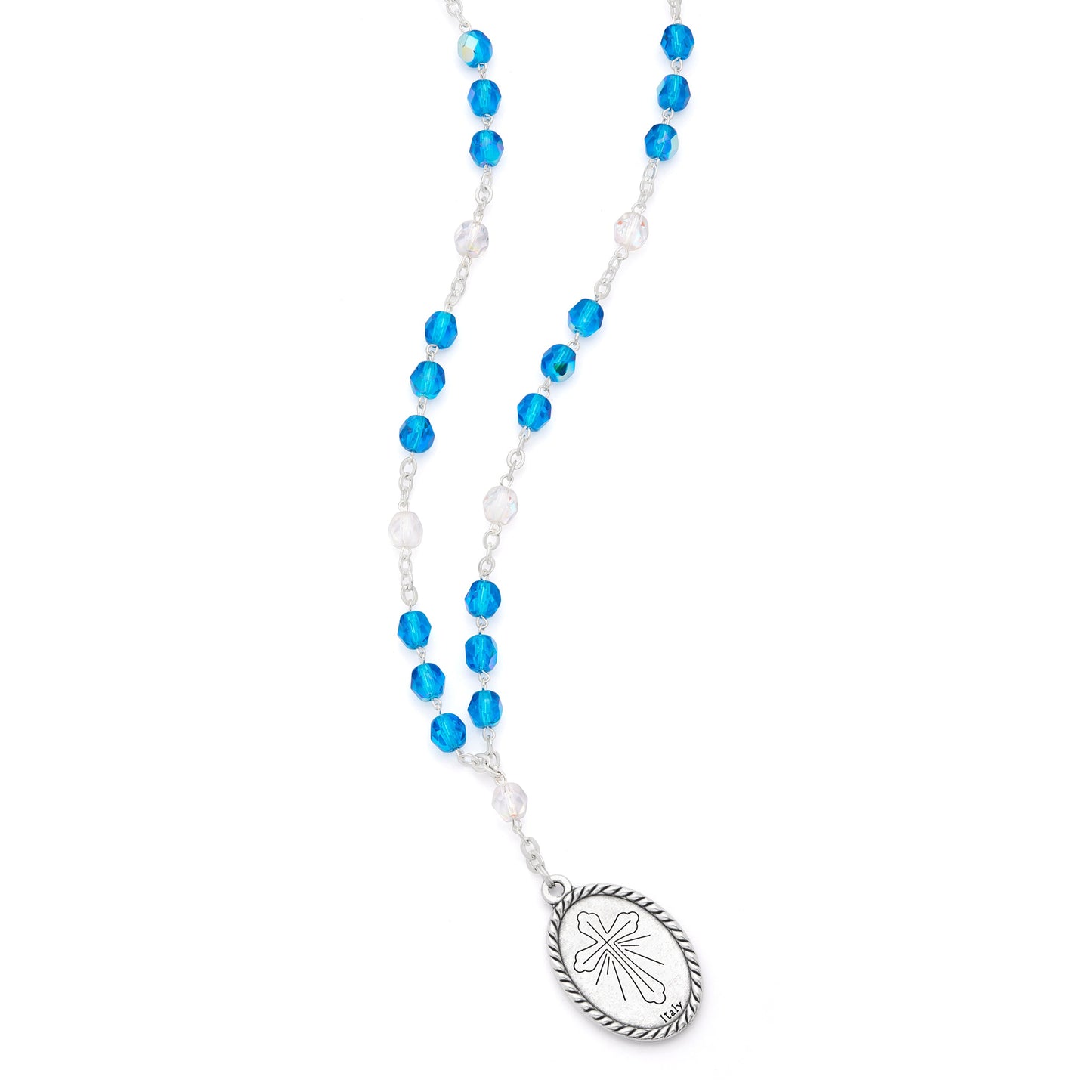 MONDO CATTOLICO ROMA Rosary 45 cm (17.72 in) / 78 cm (30.71 in) / 6 mm (0.24 in) Devotional Rosary of St. Joseph