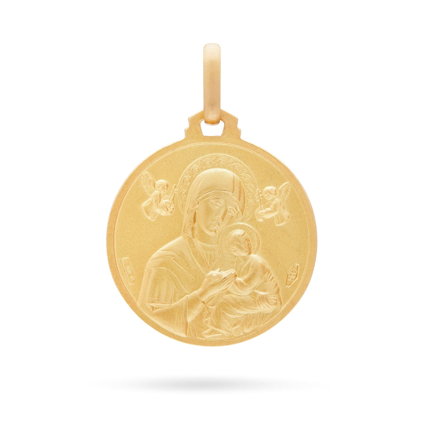 MONDO CATTOLICO Jewelry Double Sided Saint John Paul II Gold Medal