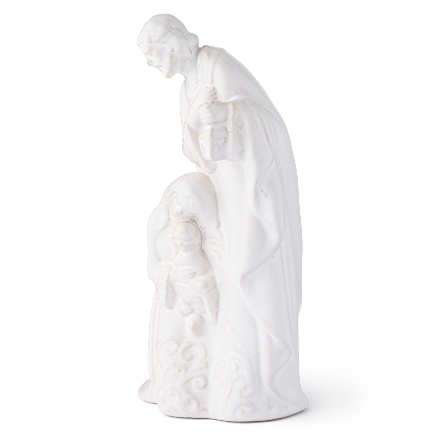 Mondo Cattolico Nativity 16.50 cm (6.50 in) Glossy White Ceramic Nativity