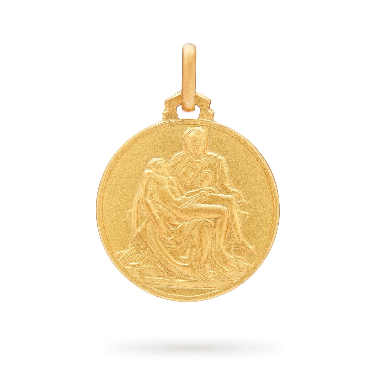 MONDO CATTOLICO 18 mm Gold Medal of Pietà