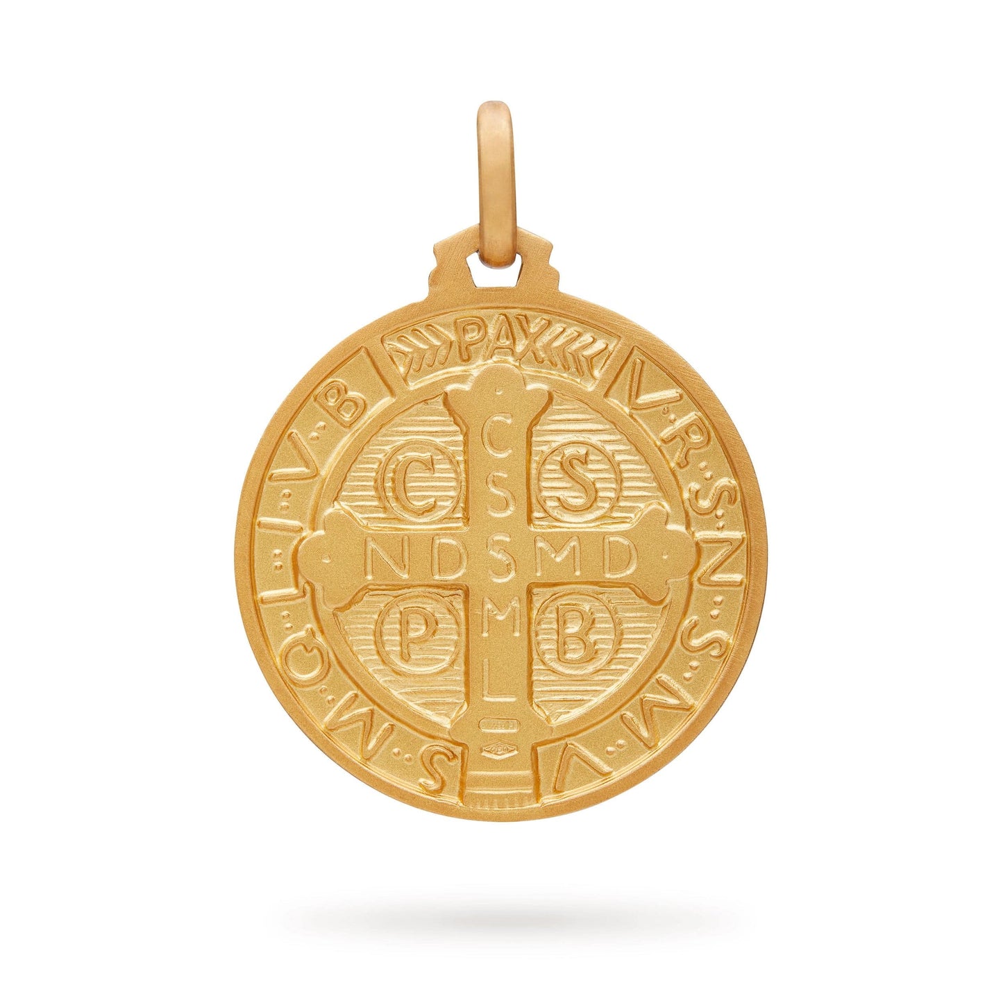 MONDO CATTOLICO Medal Gold-plated Sterling Silver Medal of St. Benedict of Nursia (Copy)