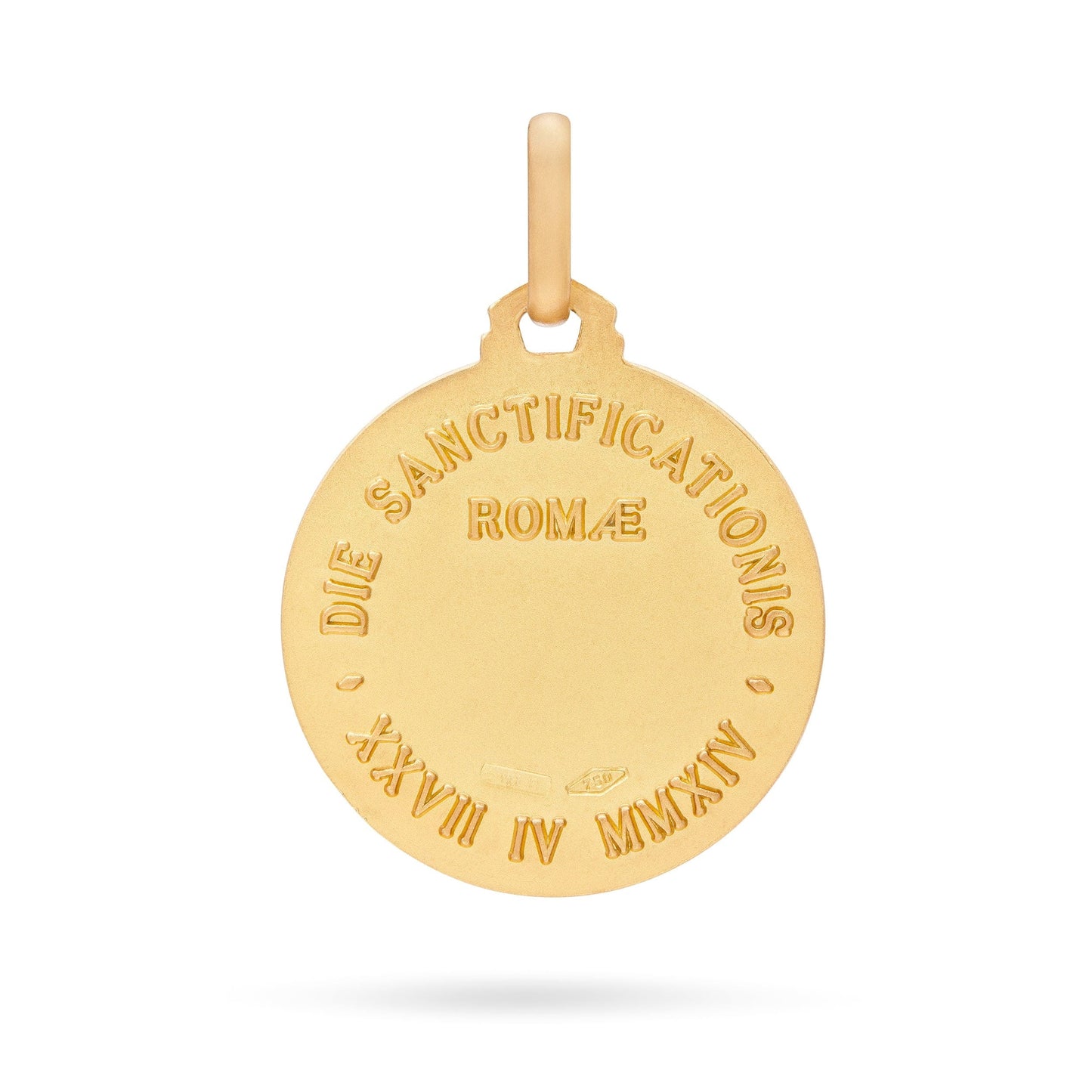 MONDO CATTOLICO Jewelry 21 mm (0.82 in) Gold Medal Saint John Paul II Canonization