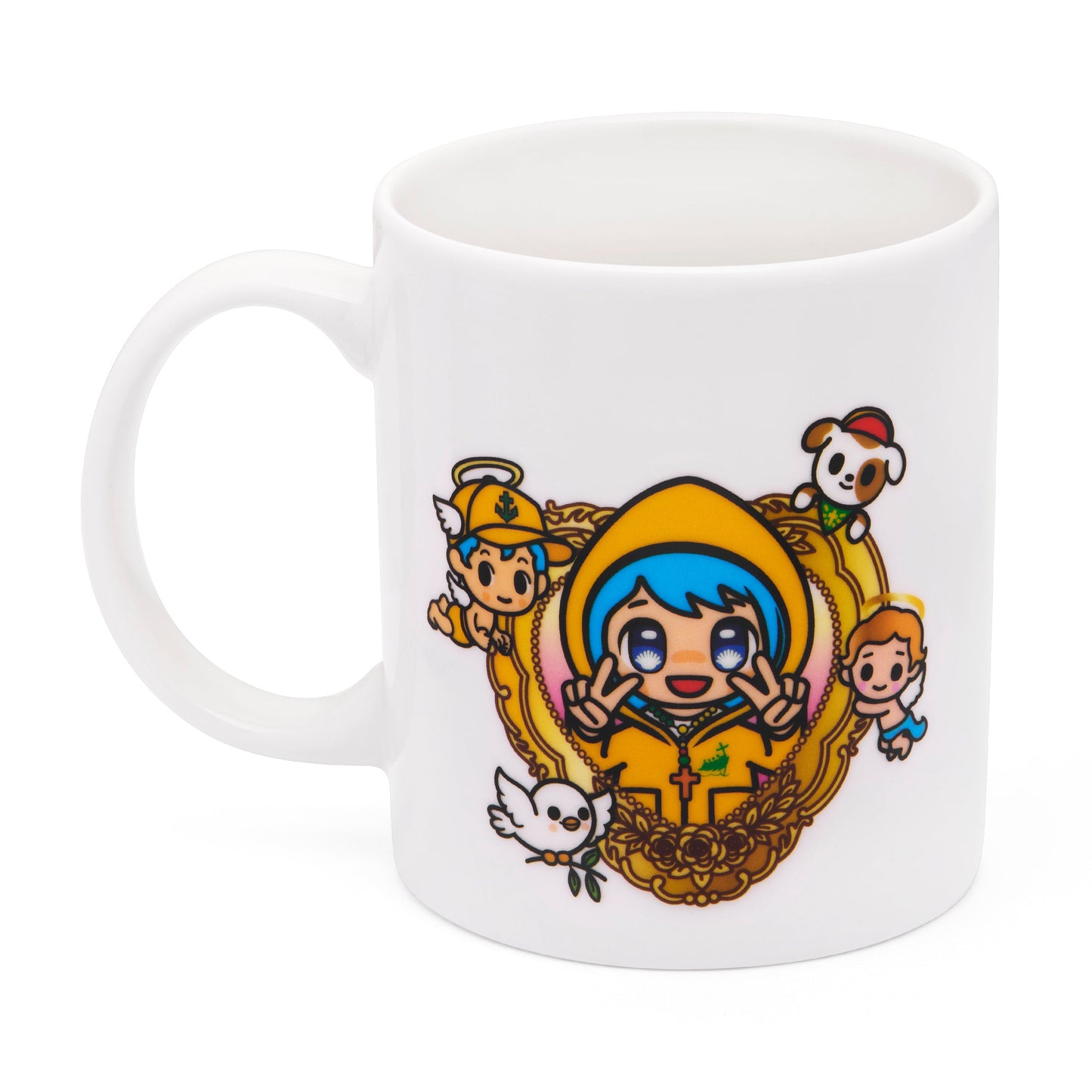 Mondo Cattolico Mug 8 cm (3.15 in) / 9 cm (3.54 in) Jubilee 2025 White Ceramic Mug