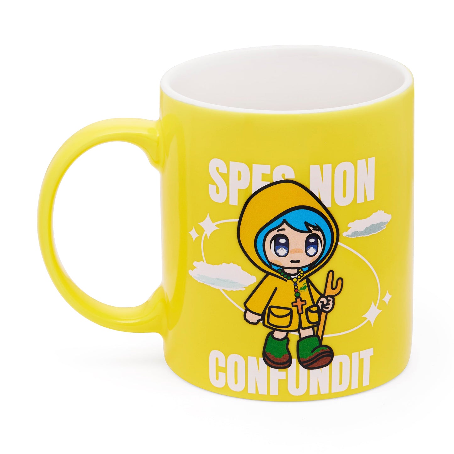 Mondo Cattolico Mug 8 cm (3.15 in) / 9 cm (3.54 in) Jubilee 2025 Yellow Ceramic Mug