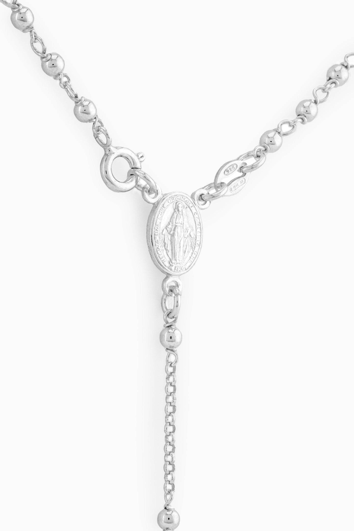 MONDO CATTOLICO Prayer Beads MIRACULOUS MARY ROSARY 3 MM BEADS