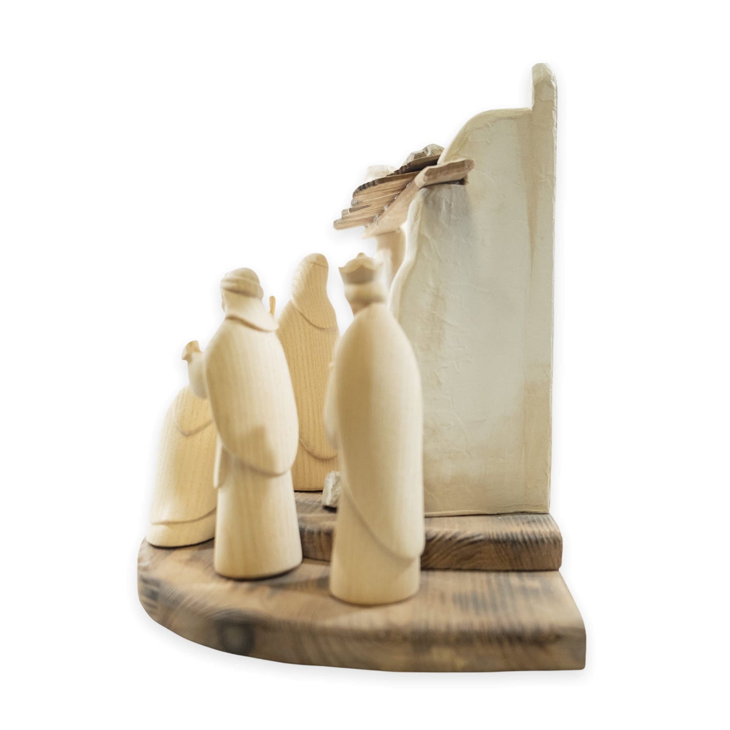 MONDO CATTOLICO Nativity Set 15pcs Natural Wood