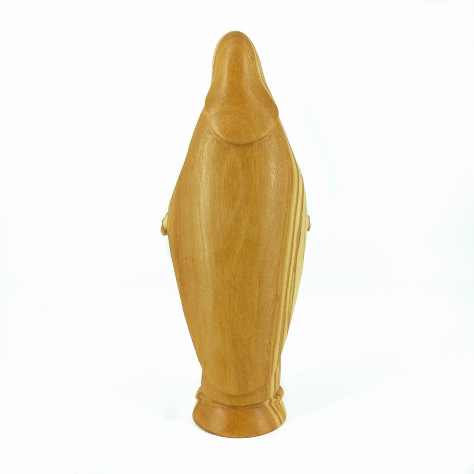 AMC S.r.l. - G.m.b.H. 15 cm (5.91 in) Olive Wood Statue of Our Lady of the Miraculous Medal