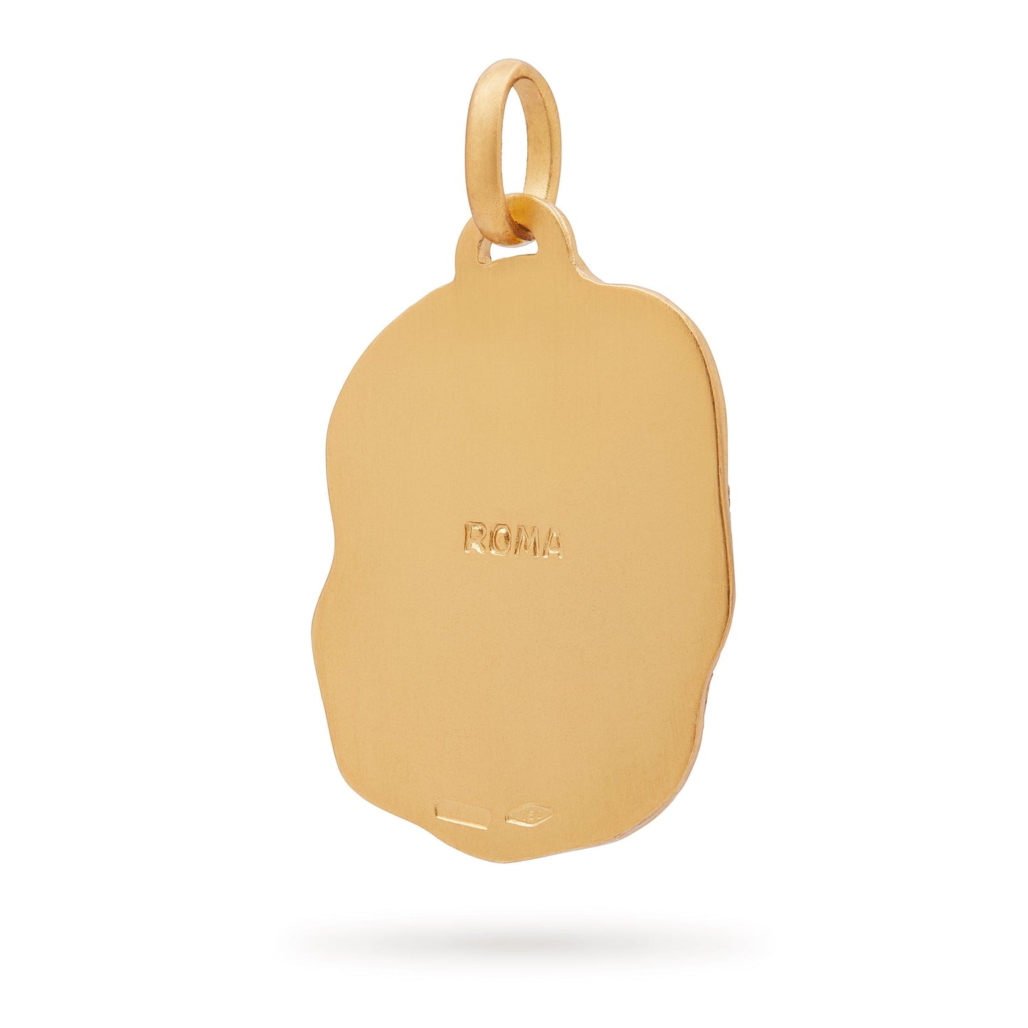 MONDO CATTOLICO 26 mm (1.0 in) Our Lady of Perpetual Help Irregular Gold Medal