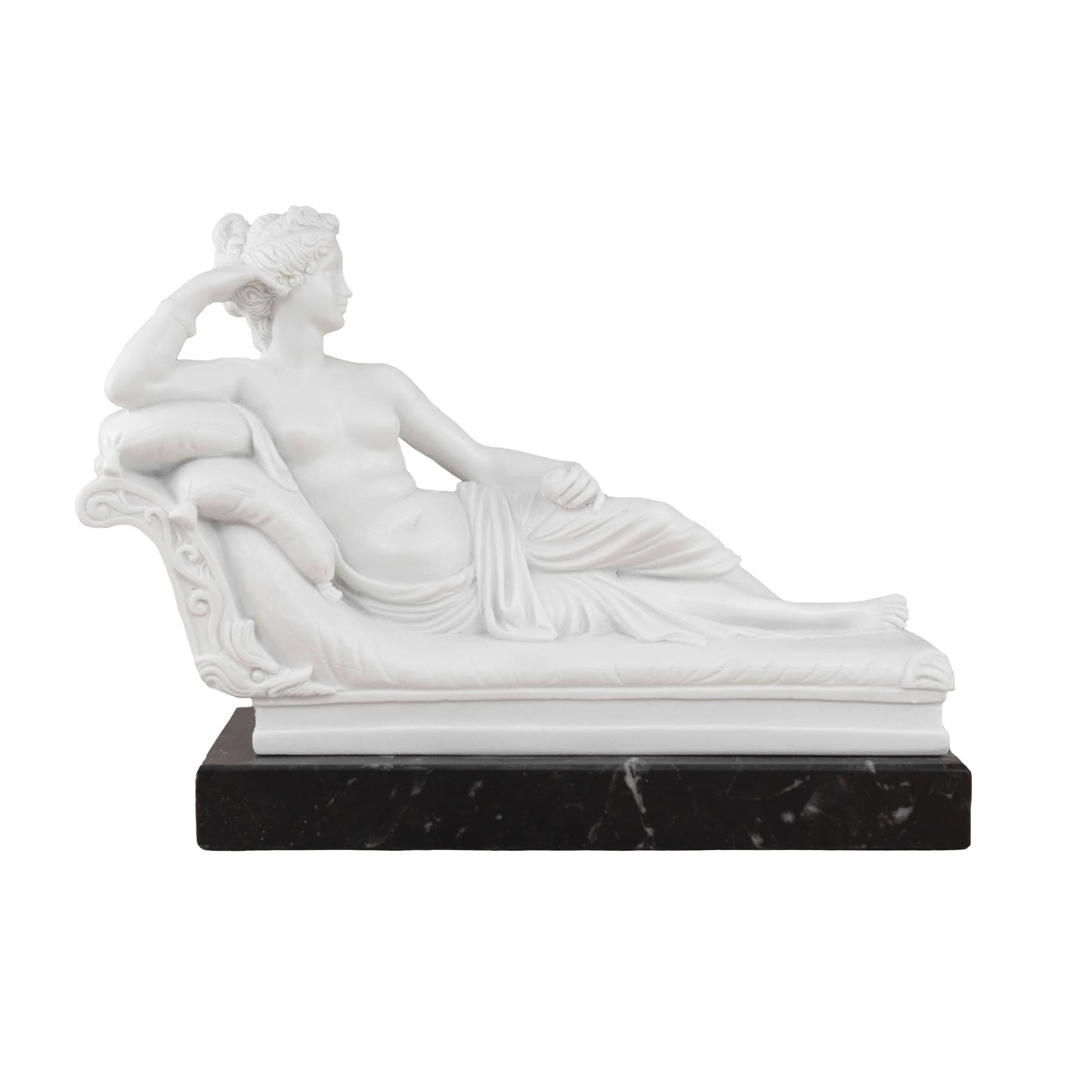 MONDO CATTOLICO 20 cm Paolina Borghese Sculpture Marble Dust