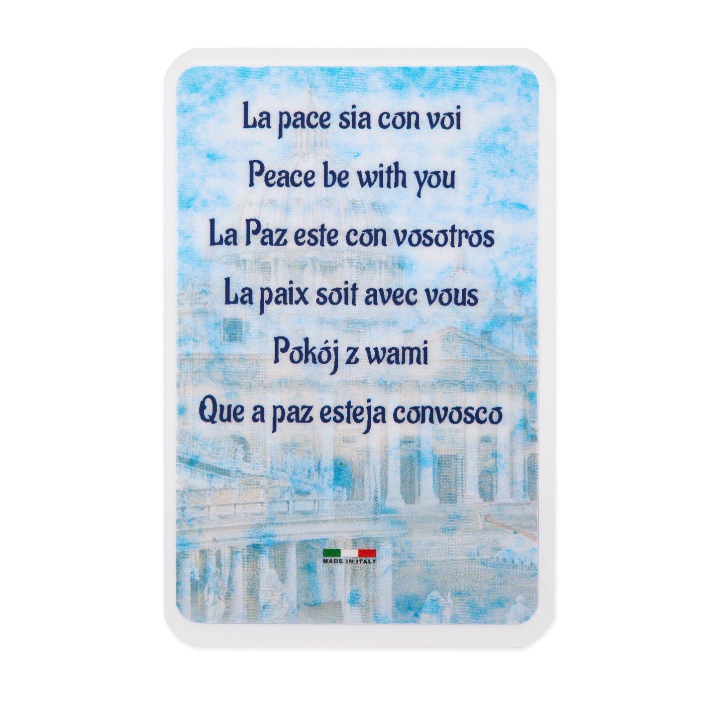 MONDO CATTOLICO ROMA Rosary 15 cm (5.91 in) / 5 mm (0.20 in) Pope Leo XIV One-Decade Rosary with Prayer Card