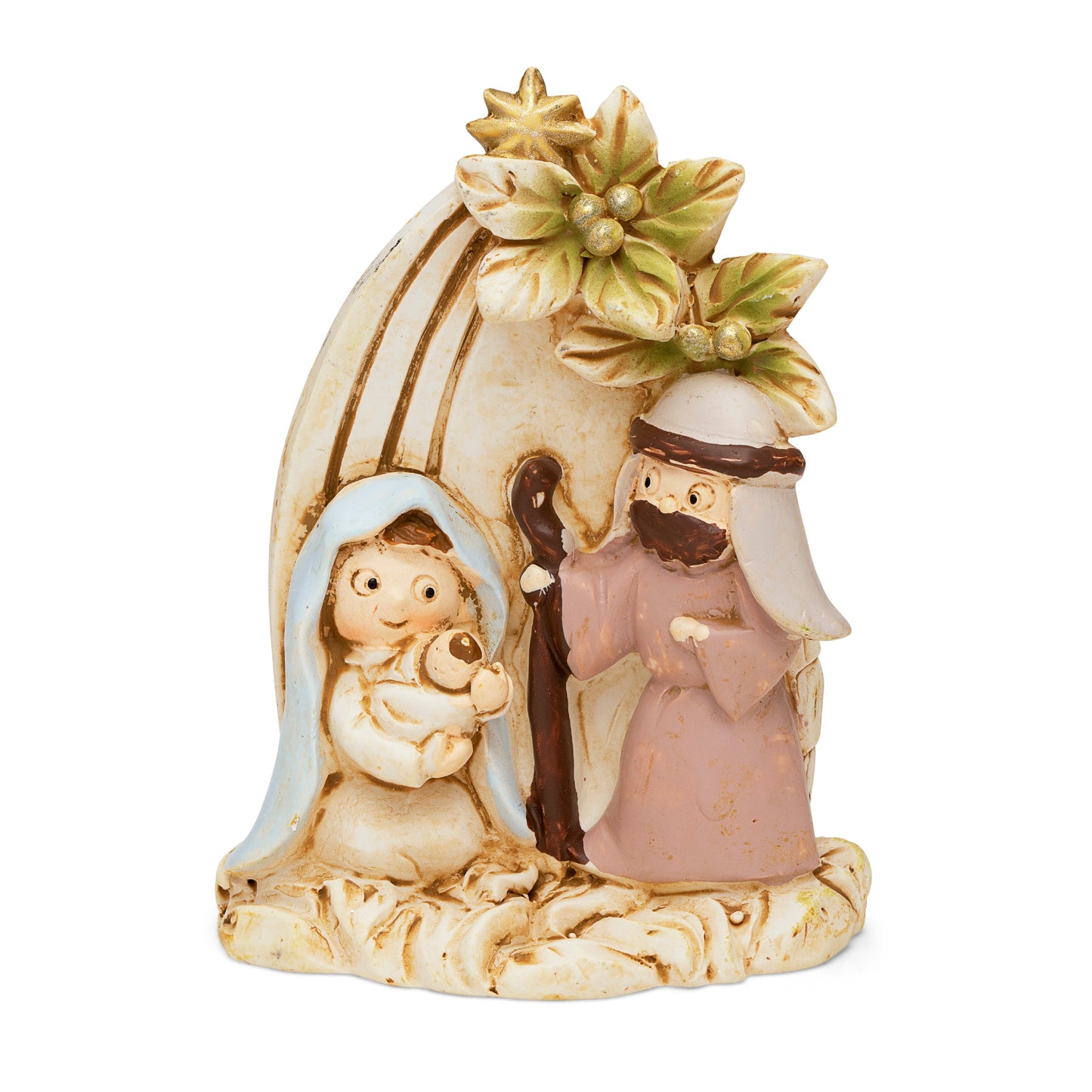 Mondo Cattolico 7 cm (2.76 in) Resin Nativity Scene With Comet Star