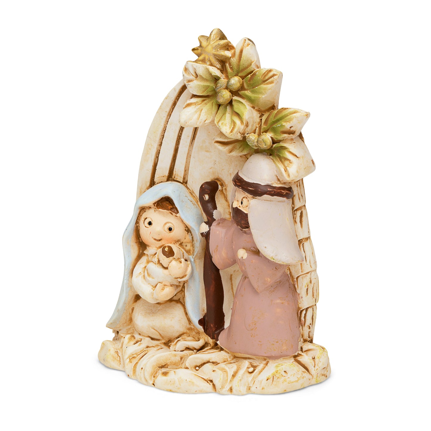 Mondo Cattolico 7 cm (2.76 in) Resin Nativity Scene With Comet Star