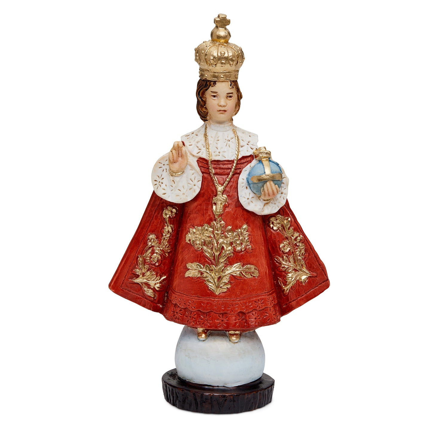 Mondo Cattolico 20 cm (7.87 in) Resin Statue of Child Jesus of Prague