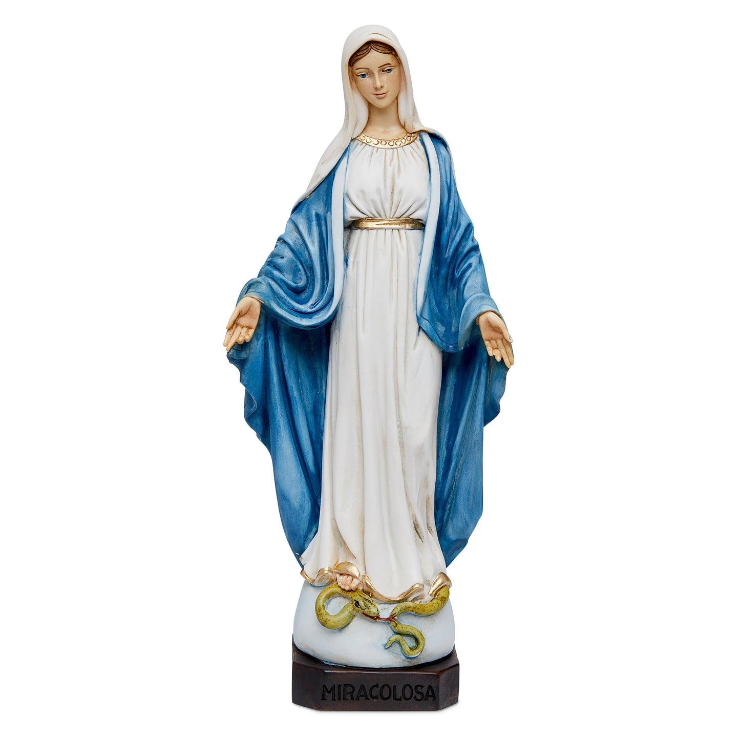 Mondo Cattolico 30 cm (11.81 in) Resin Statue of Our Lady of the Miraculous Medal
