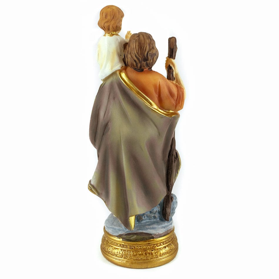 MONDO CATTOLICO 12.7 cm (5 in) Resin Statue of St. Christopher