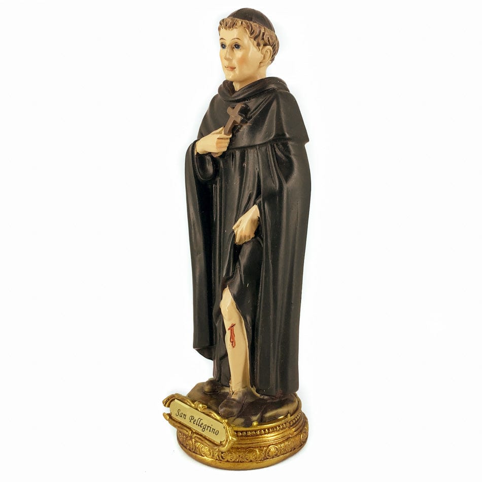 MONDO CATTOLICO 14 cm (5.51 in) Resin Statue of St. Peregrine Laziosi