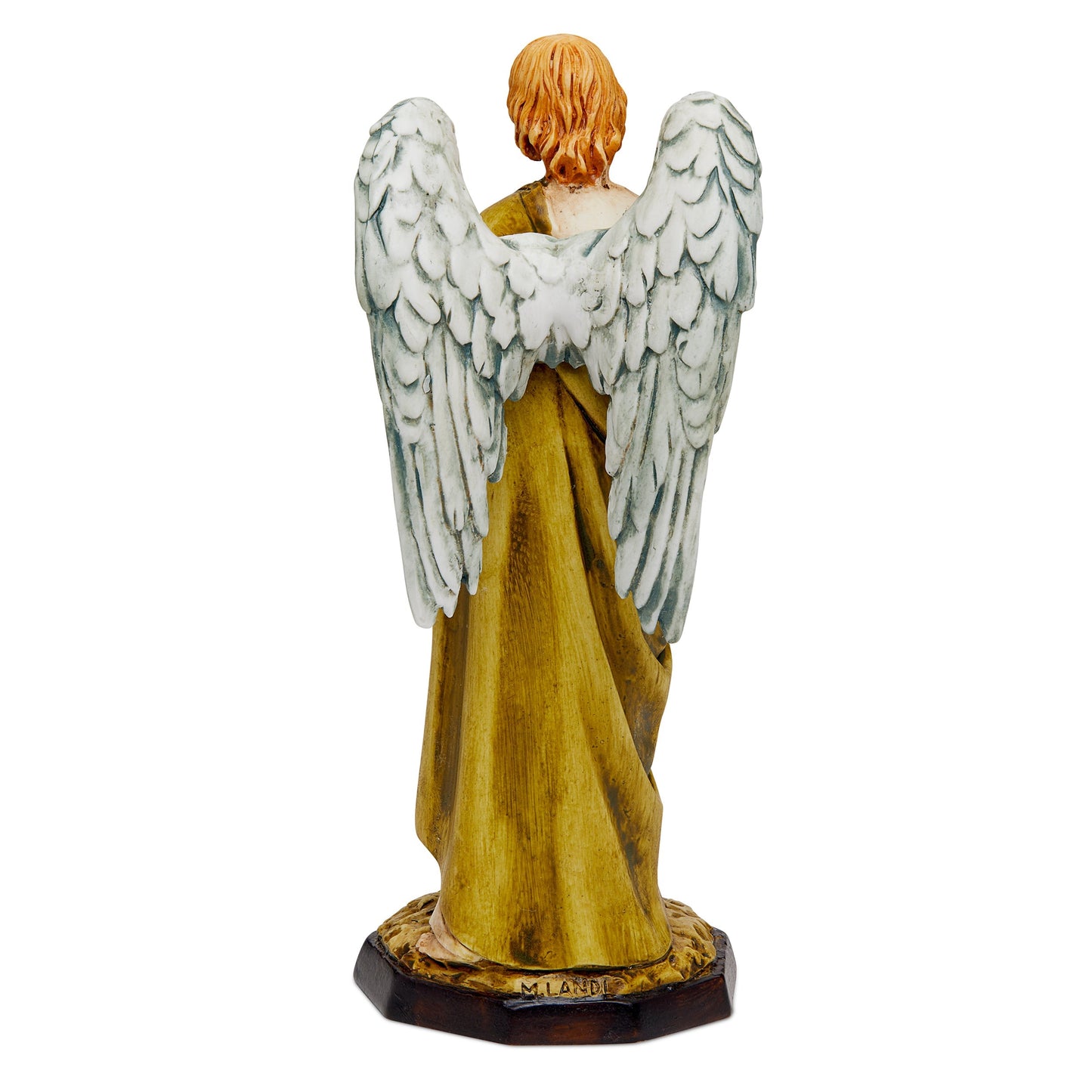 Mondo Cattolico 17 cm (6.69 in) Resin Statue of the Guardian Angel With a Child