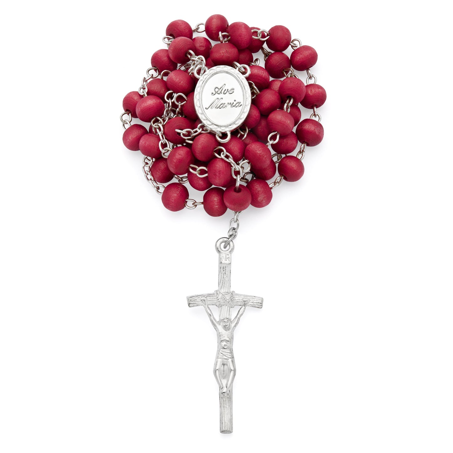 MONDO CATTOLICO ROMA Prayer Beads 45 cm (17.71 in) / 6 mm (0.23 in) Rosary box of Jubilee 2025 with a Scent of Rose