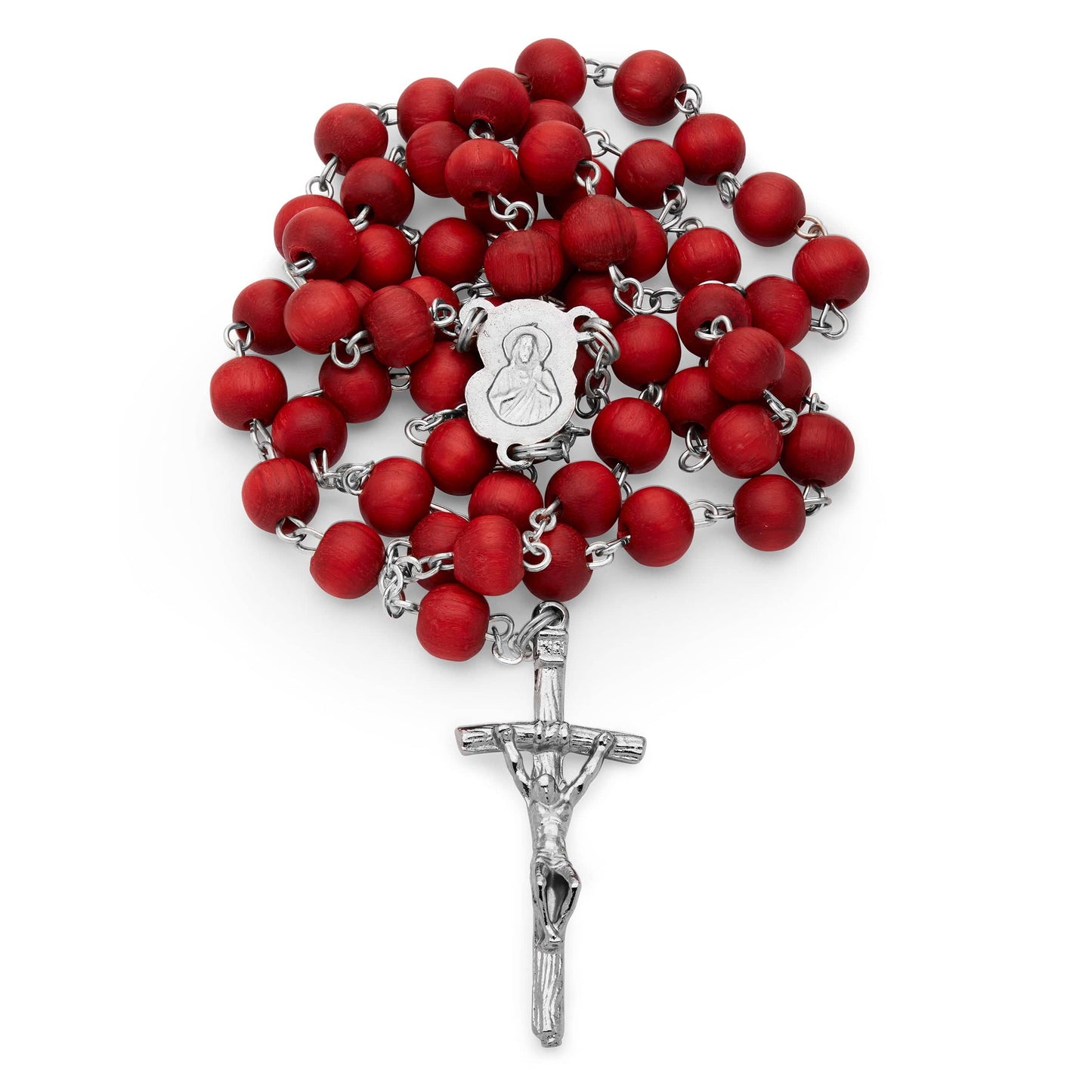 MONDO CATTOLICO Prayer Beads 44 cm (17.32 in) / 6 mm (0.23 in) Rosary of Pope John Paul II with a Scent of Rose