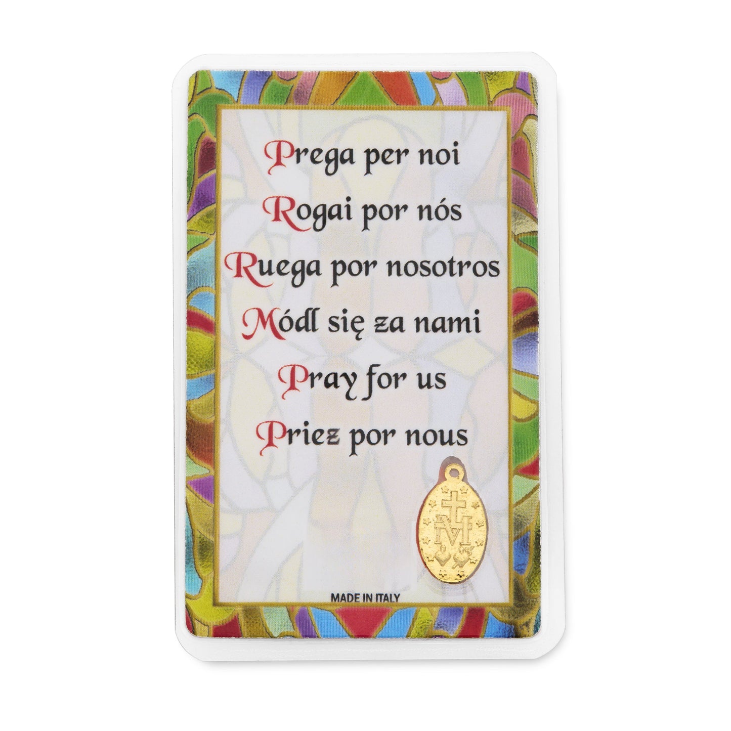 MONDO CATTOLICO ROMA Saint Anne Prayer Card