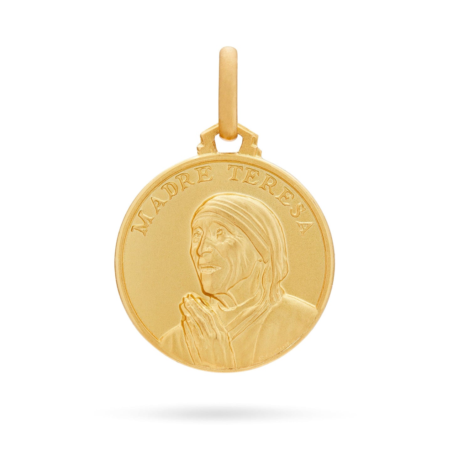 MONDO CATTOLICO 12 mm (0.47 in) Saint Mother Teresa Gold Medal