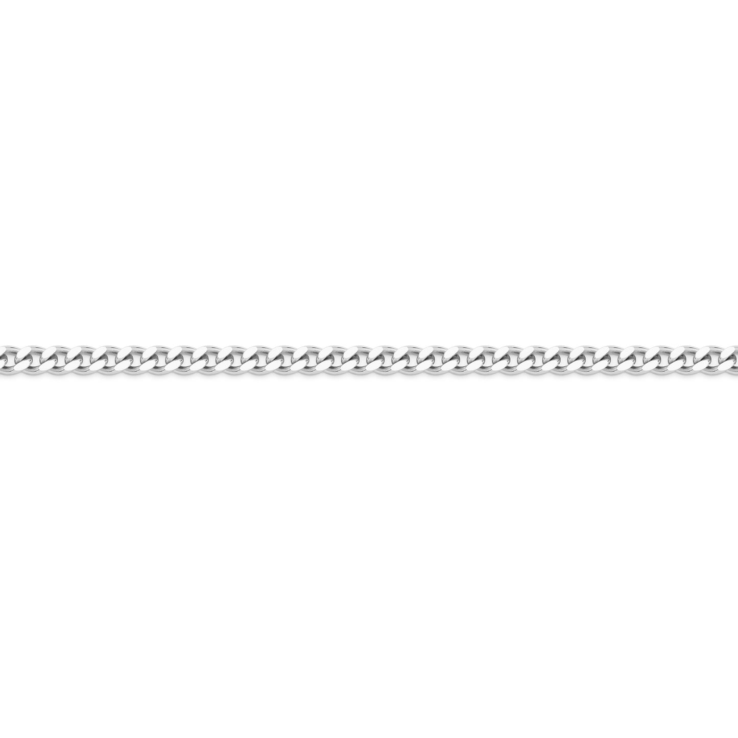 MONDO CATTOLICO ROMA Necklaces 45 cm (17.72 in) Short White Gold Curb Chain Necklace