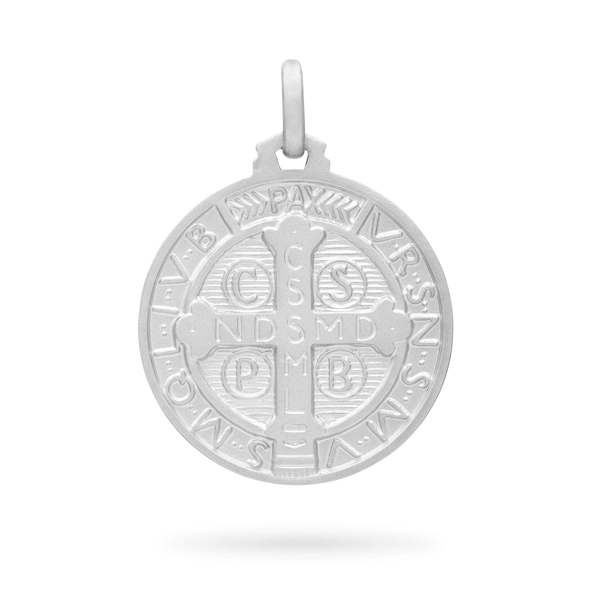 MONDO CATTOLICO Medal Sterling Silver St. Benedict Medal