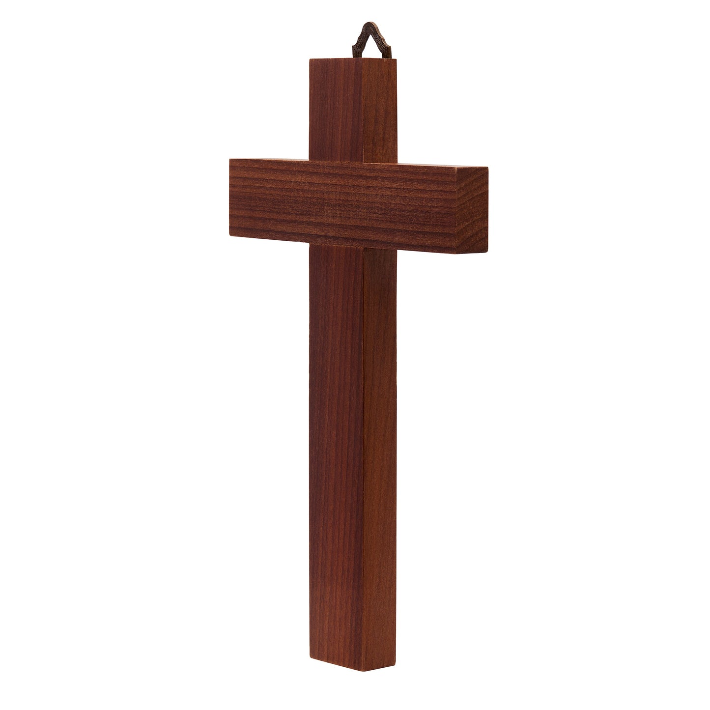 MONDO CATTOLICO ROMA Cross 16 cm (6.30 in) Walnut Wood Cross