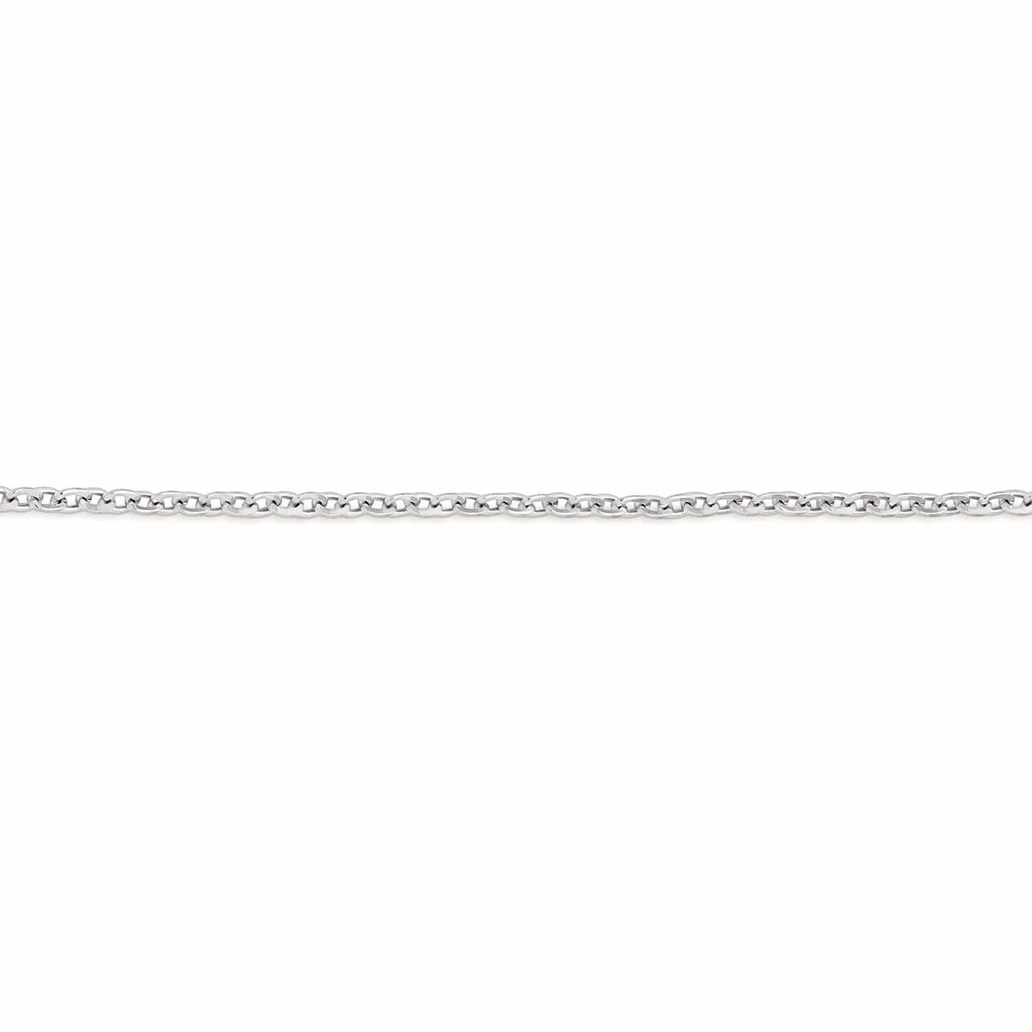 MONDO CATTOLICO Jewelry Cm 50 (19.7 in) White Gold Berlin Model Chain