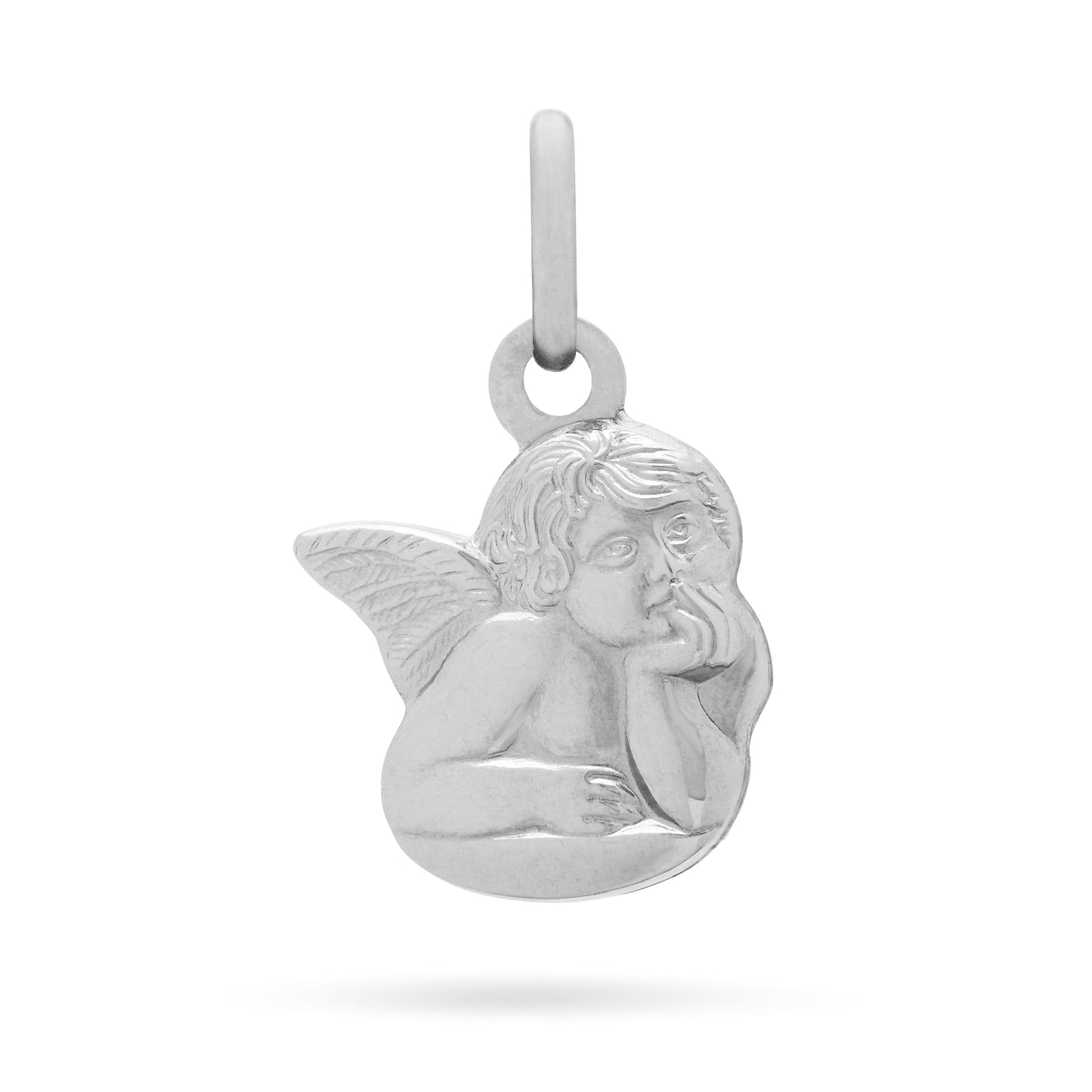 MONDO CATTOLICO White gold guardian angel