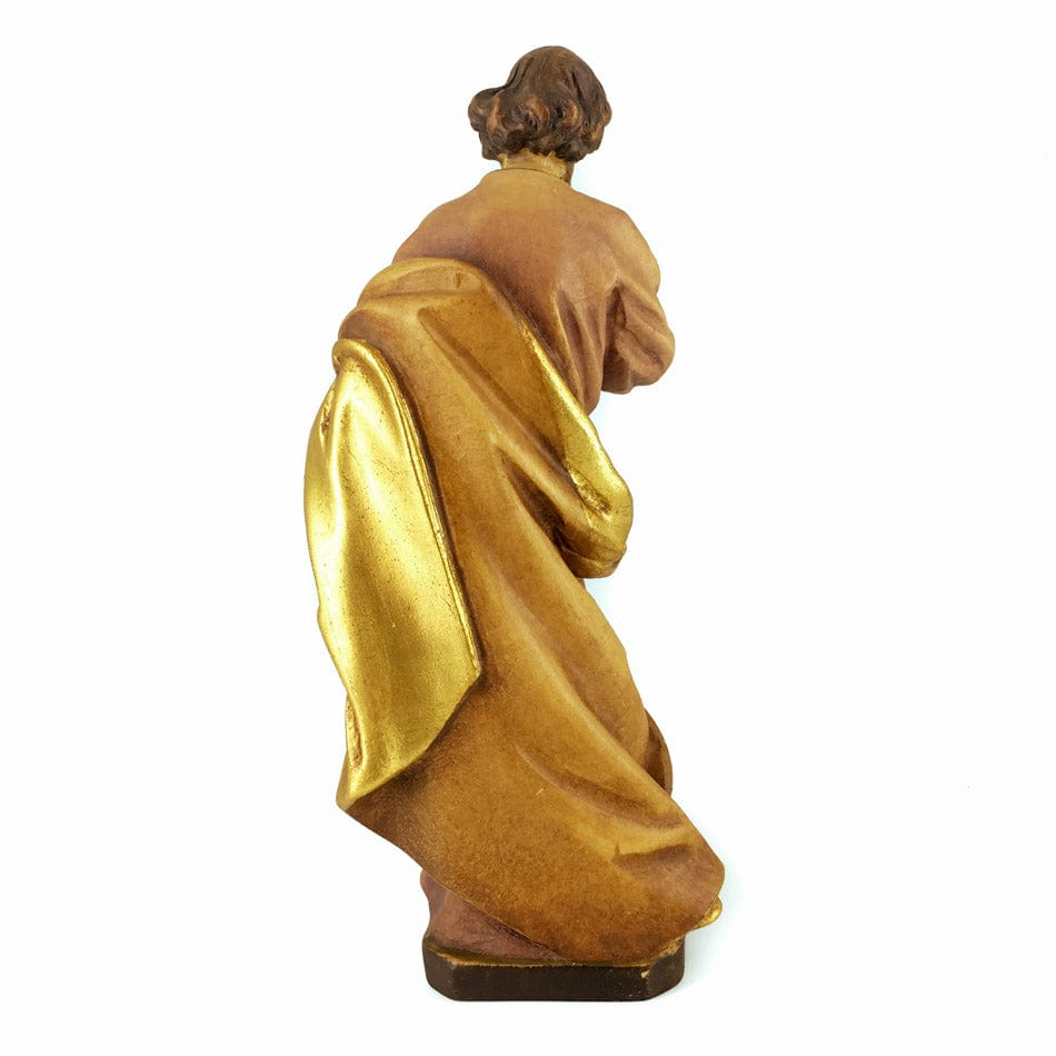 MONDO CATTOLICO 15 cm (5.91 in) Wooden Statue of St. Joseph the Worker