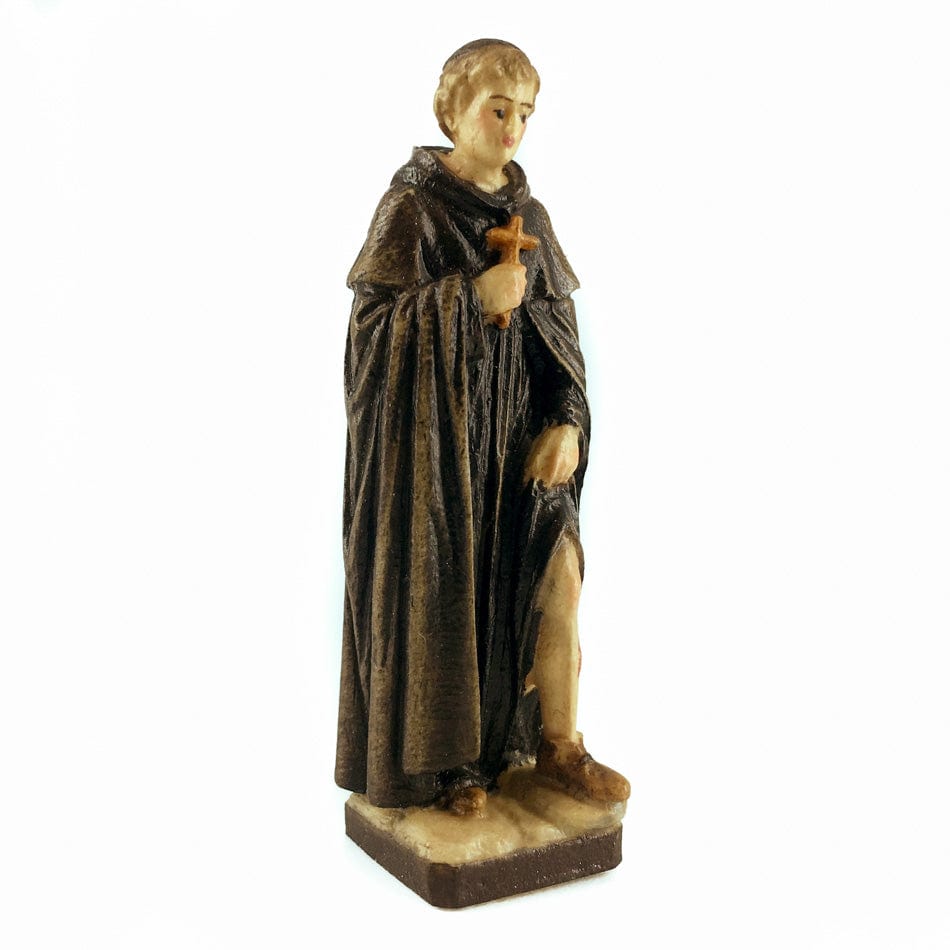 MONDO CATTOLICO 6.5 cm (2.56 in) Wooden Statue of St. Peregrine Laziosi