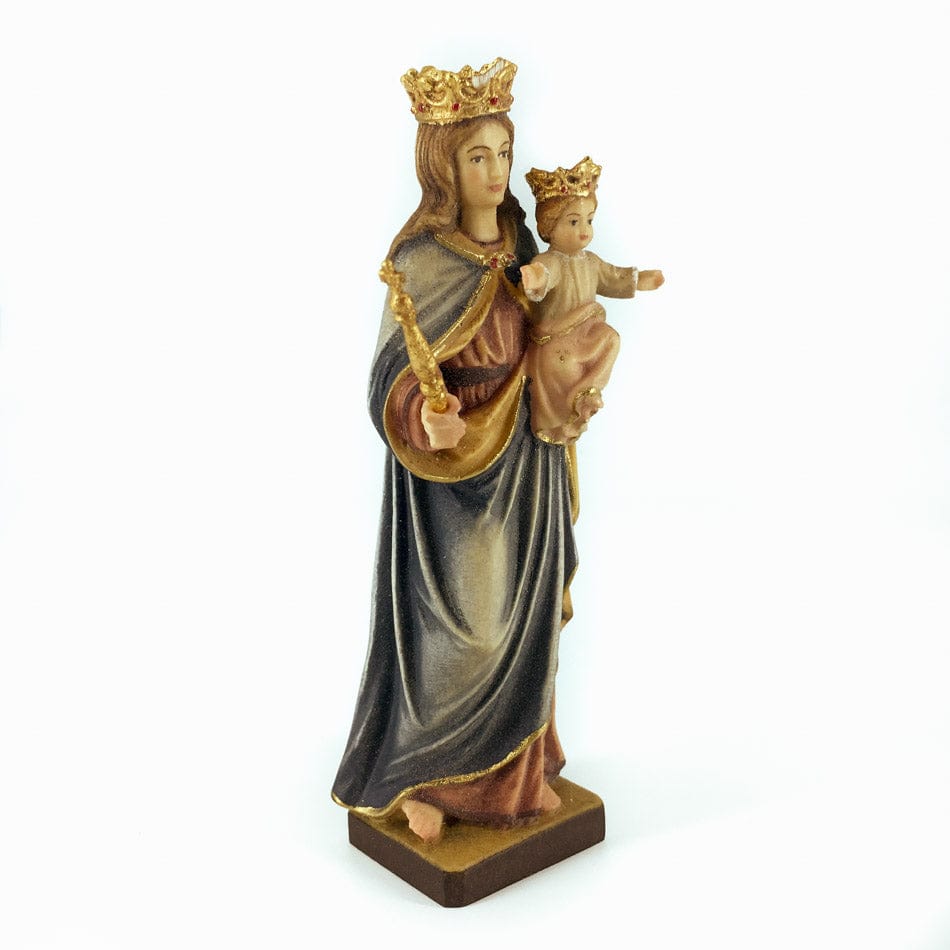 PEMA S.R.L. 12 cm (4.72 in) Wooden Statue of the Mary Help of Christians