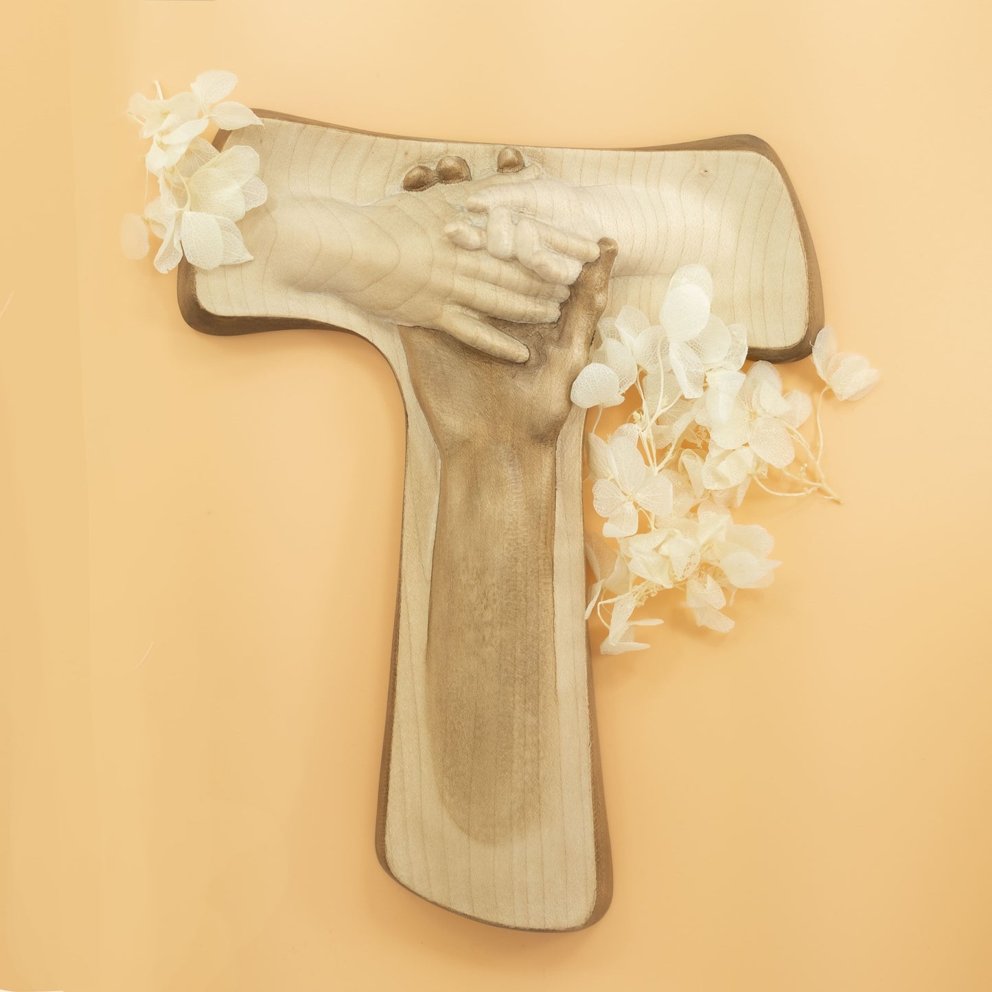 MONDO CATTOLICO Wooden Tau Friendship Cross