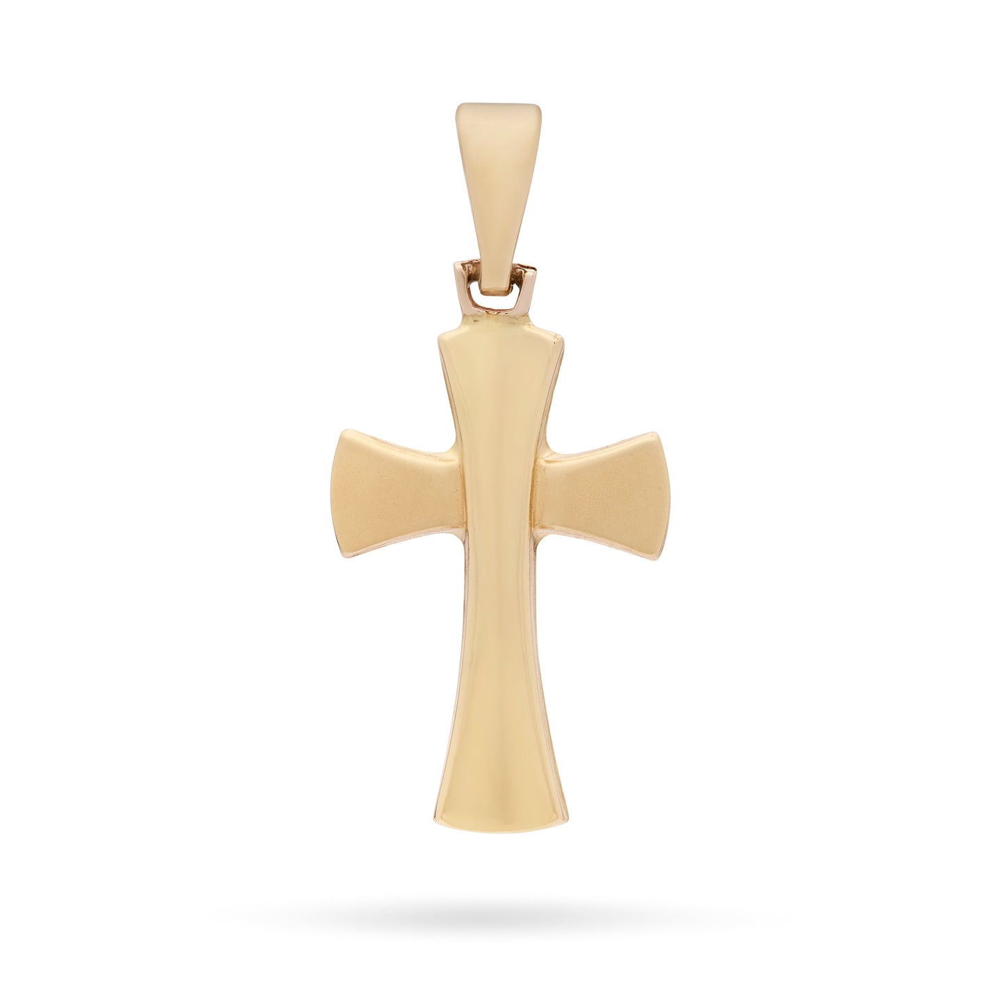 Mondo Cattolico Pendant Yellow Gold Cross Pendant