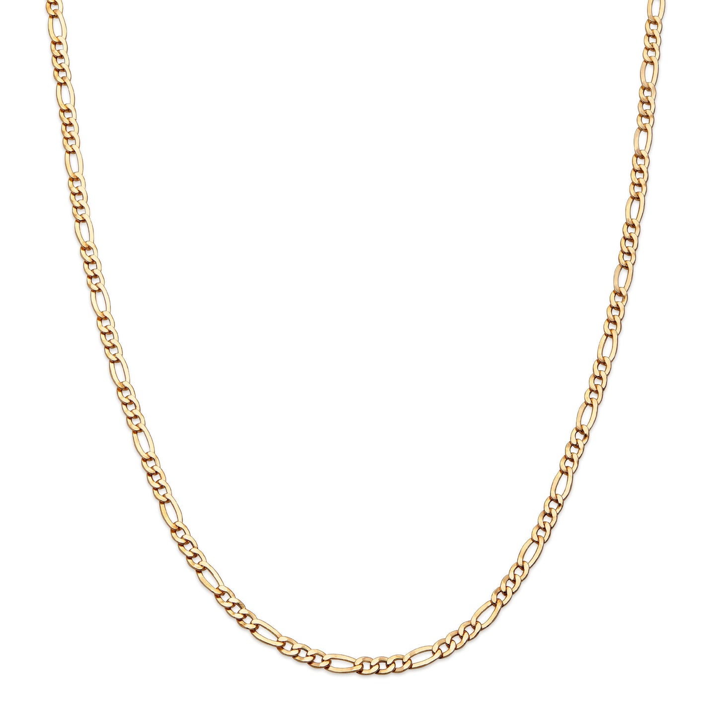 MONDO CATTOLICO 50 cm (19.7 in) Yellow Gold Figaro Chain 18 K