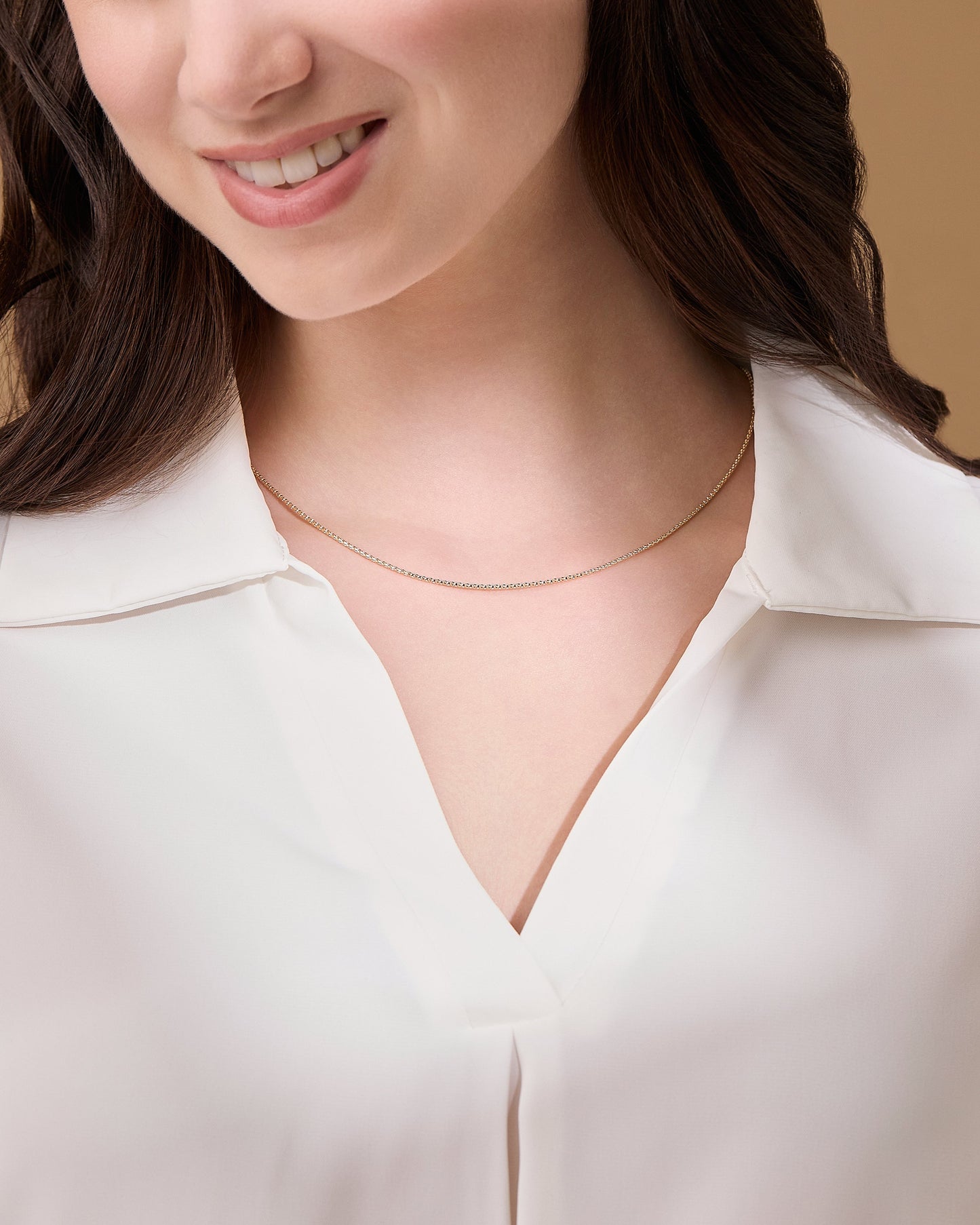 MONDO CATTOLICO ROMA Necklaces 44 cm (17.32 in) Yellow Gold Korean Chain Necklace