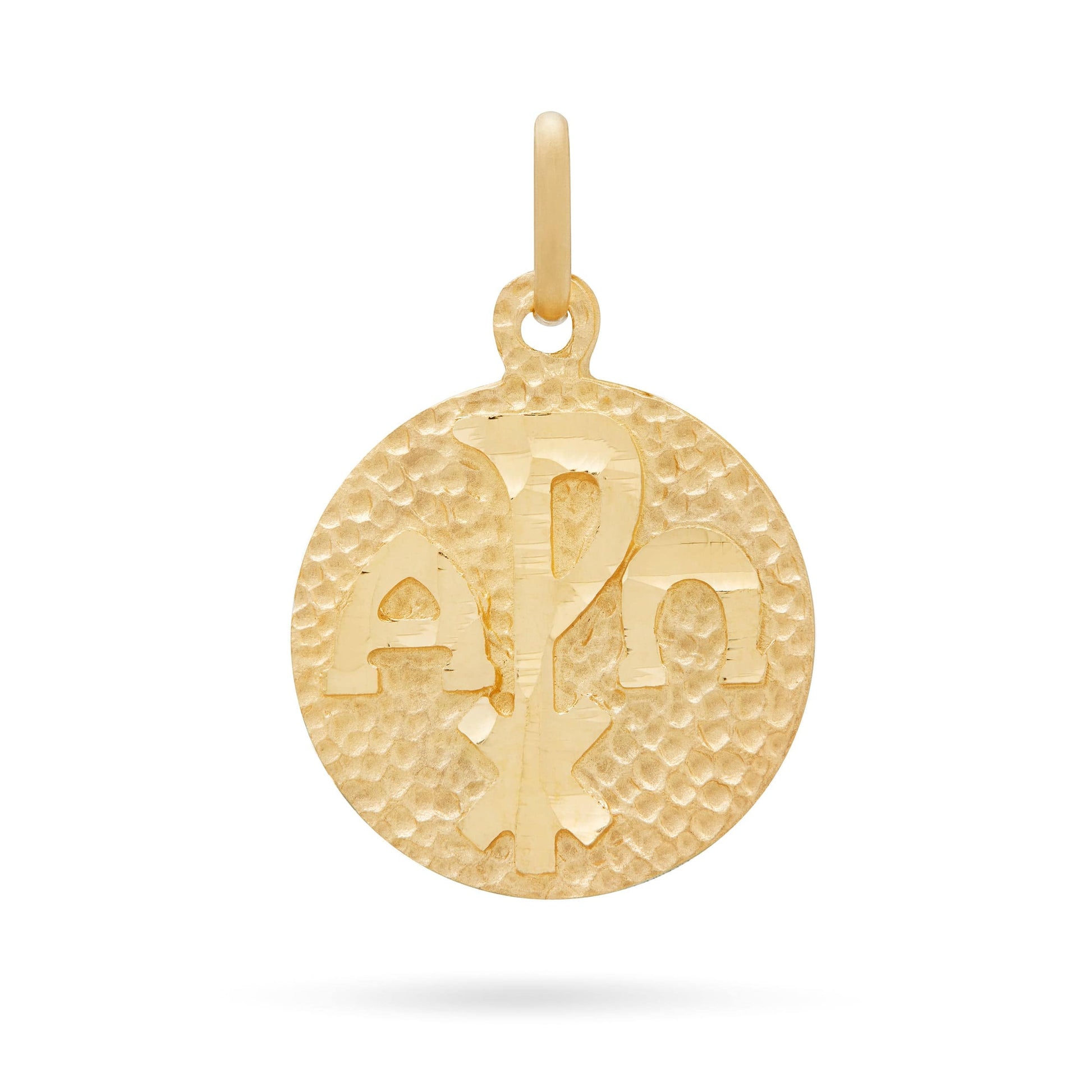 MONDO CATTOLICO Jewelry Yellow gold pendant of Peace Cross