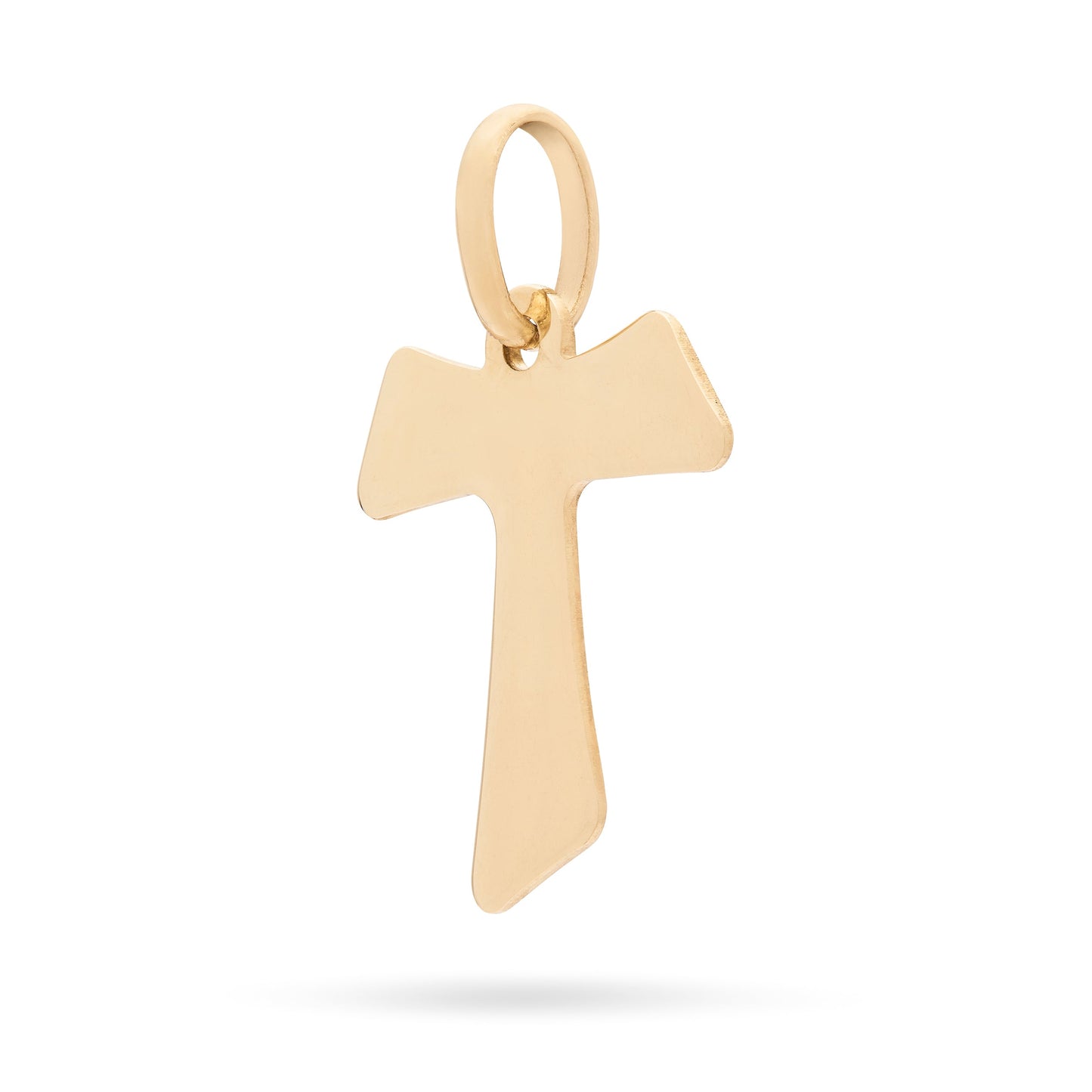 Mondo Cattolico Pendant Yellow Gold Tau Cross Pendant