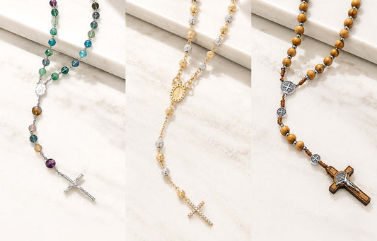 ROSARY SIZE AND MATERIAL GUIDE
