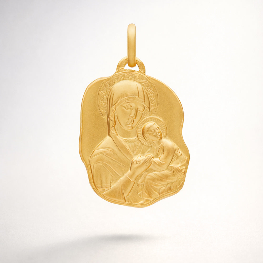 Gold Virgin Mary Pendants from the Vatican (case included)