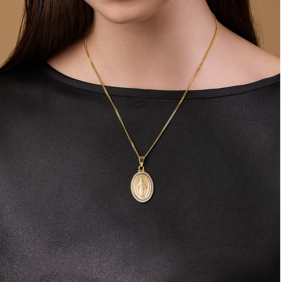 Yellow Gold Religious Medals
