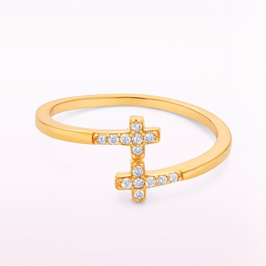 Silver Cross Ring